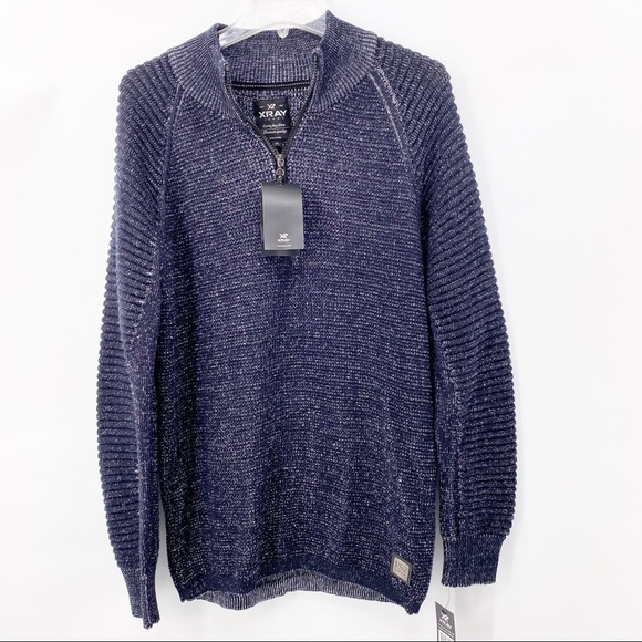 XRay Jeans Black/White Sweater Size XL NWT - Picture 1 of 7